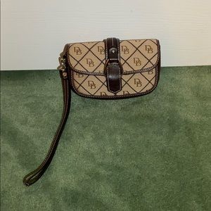 Brown Dooney & Bourke Wristlet